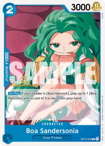 Boa Sandersonia - OP13-050 - Common - Carrying On His Will: 3rd Anniversary Tournament Cards