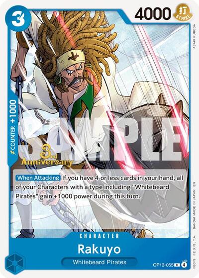Rakuyo - OP13-055 - Common - Carrying On His Will: 3rd Anniversary Tournament Cards