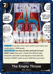The Empty Throne - OP13-099 - Common - Carrying On His Will: 3rd Anniversary Tournament Cards