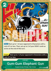 Gum-Gum Elephant Gun - OP13-038 - Uncommon - Carrying On His Will: 3rd Anniversary Tournament Cards