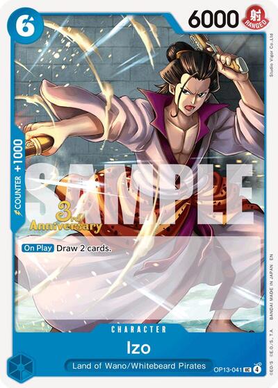 Izo - OP13-041 - Uncommon - Carrying On His Will: 3rd Anniversary Tournament Cards