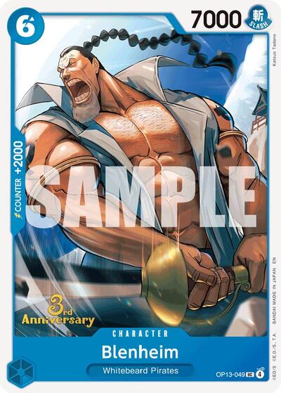 Blenheim - OP13-049 - Uncommon - Carrying On His Will: 3rd Anniversary Tournament Cards