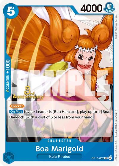 Boa Marigold - OP13-052 - Uncommon - Carrying On His Will: 3rd Anniversary Tournament Cards