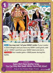 Guess We'll Have Another Scrap. You Can Only Risk Death While You're Still Alive!! - OP13-075 - Uncommon - Carrying On His Will: 3rd Anniversary Tournament Cards