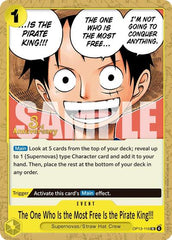 The One Who Is the Most Free Is the Pirate King!!! - OP13-116 - Uncommon - Carrying On His Will: 3rd Anniversary Tournament Cards
