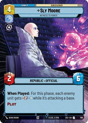 Sly Moore - Witness to Power - 789 - Uncommon (Hyperspace Foil) - Secrets of Power