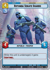 Rotunda Senate Guards - 818 - Common (Hyperspace Foil) - Secrets of Power