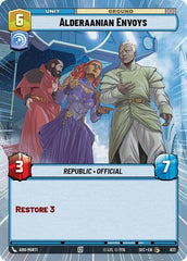 Alderaanian Envoys - 822 - Common (Hyperspace Foil) - Secrets of Power