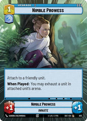 Nimble Prowess - 825 - Common (Hyperspace Foil) - Secrets of Power