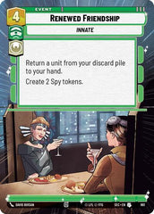 Renewed Friendship - 861 - Uncommon (Hyperspace Foil) - Secrets of Power