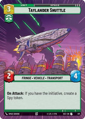 Taylander Shuttle - 871 - Uncommon (Hyperspace Foil) - Secrets of Power