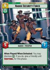 Naboo Security Force - 876 - Common (Hyperspace Foil) - Secrets of Power