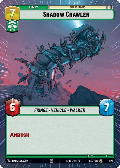 Shadow Crawler - 877 - Common (Hyperspace Foil) - Secrets of Power