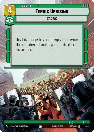 Ferrix Uprising - 886 - Common (Hyperspace Foil) - Secrets of Power