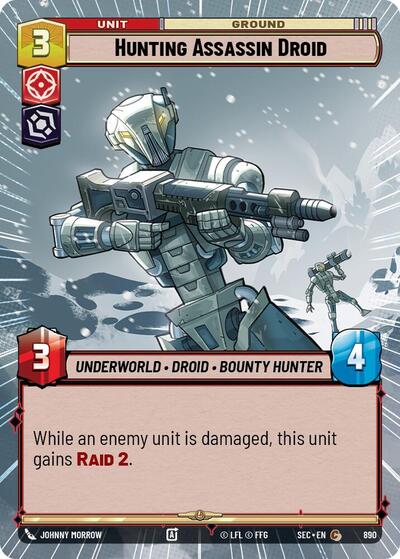 Hunting Assassin Droid - 890 - Common (Hyperspace Foil) - Secrets of Power
