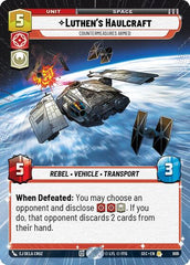 Luthen's Haulcraft - Countermeasures Armed - 909 - Rare (Hyperspace Foil) - Secrets of Power