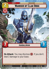 Warrior of Clan Ordo - 920 - Common (Hyperspace Foil) - Secrets of Power