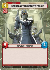 Coruscant Undercity Police - 923 - Common (Hyperspace Foil) - Secrets of Power