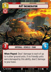 AAT Incinerator - 925 - Uncommon (Hyperspace Foil) - Secrets of Power