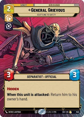 General Grievous - Scuttling to Safety - 943 - Rare (Hyperspace Foil) - Secrets of Power