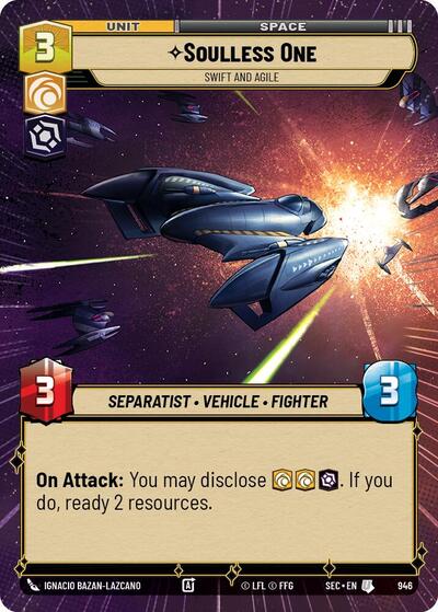 Soulless One - Swift and Agile - 946 - Uncommon (Hyperspace Foil) - Secrets of Power