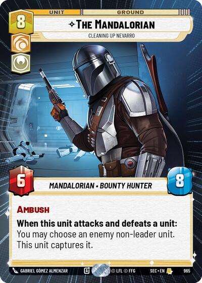 The Mandalorian - Cleaning up Nevarro - 965 - Rare (Hyperspace Foil) - Secrets of Power