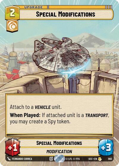 Special Modifications - 983 - Rare (Hyperspace Foil) - Secrets of Power