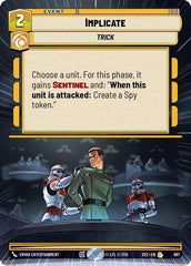 Implicate - 987 - Rare (Hyperspace Foil) - Secrets of Power