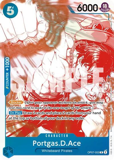 Portgas.D.Ace - OP07-053 - Rare (3rd Anniversary Treasure Campaign Pack) - One Piece Promotion Cards