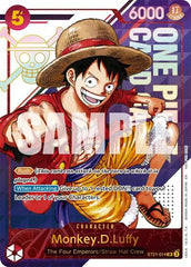 Monkey.D.Luffy - ST21-014 - Super Rare (3rd Anniversary Treasure Campaign Pack) - One Piece Promotion Cards