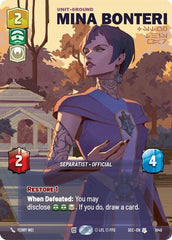 Mina Bonteri - Stop This War - 1040 - Uncommon (Prestige) - Secrets of Power