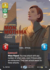 Mon Mothma - Clinging to Hope - 1042 - Rare (Prestige) - Secrets of Power