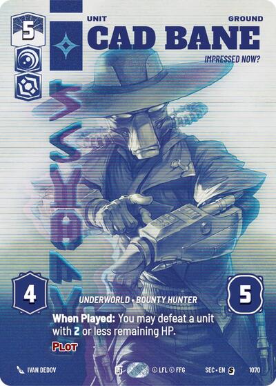Cad Bane - Impressed Now? - 1070 - Special (Prestige) - Secrets of Power