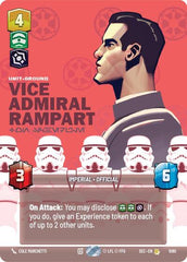 Vice Admiral Rampart - On Schedule - 1090 - Rare (Prestige Foil) - Secrets of Power