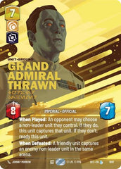 Grand Admiral Thrawn - Grand Schemer - 1097 - Legendary (Prestige Foil) - Secrets of Power