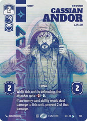 Cassian Andor - Lay Low - 1103 - Legendary (Prestige Foil) - Secrets of Power