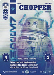 Chopper - War Hero - 1104 - Legendary (Prestige Foil) - Secrets of Power