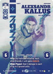 Alexsandr Kallus - With New Purpose - 1107 - Rare (Prestige Foil) - Secrets of Power