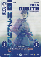 Tala Durith - I Can Get You Inside - 1108 - Rare (Prestige Foil) - Secrets of Power