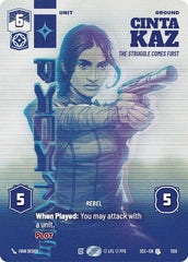 Cinta Kaz - The Struggle Comes First - 1120 - Uncommon (Prestige Foil) - Secrets of Power