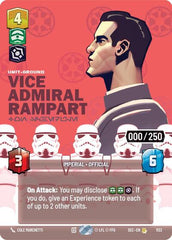 Vice Admiral Rampart - On Schedule (Serialized) - 1133 - Rare - Secrets of Power