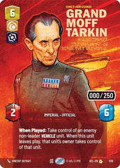 Grand Moff Tarkin - Taking Krennic's Achievement (Serialized) - 1139 - Rare - Secrets of Power