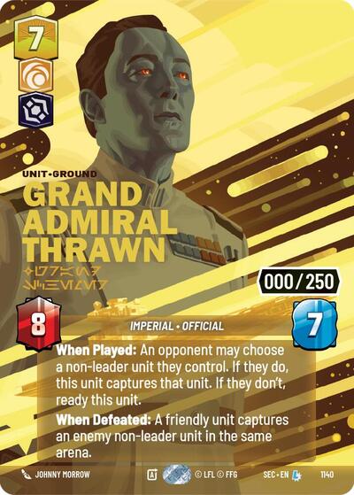 Grand Admiral Thrawn - Grand Schemer (Serialized) - 1140 - Legendary - Secrets of Power