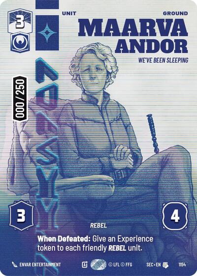 Maarva Andor - We've Been Sleeping (Serialized) - 1154 - Uncommon - Secrets of Power