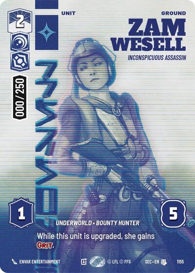 Zam Wesell - Inconspicuous Assassin (Serialized) - 1155 - Uncommon - Secrets of Power