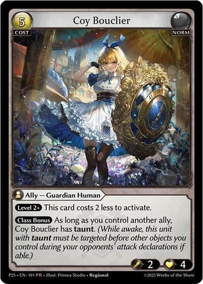 Coy Bouclier - 101 - Promo - Promotional Cards