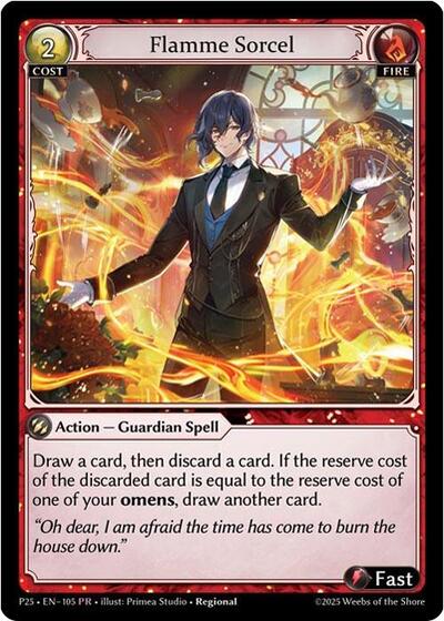 Flamme Sorcel - 105 - Promo - Promotional Cards