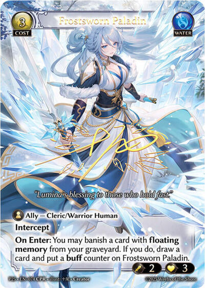 Frostsworn Paladin (CPR) - 074 - Promo - Promotional Cards