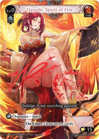 Hanabi, Spirit of Fire (CPR) - 009 - Collector Promo - Promotional Cards