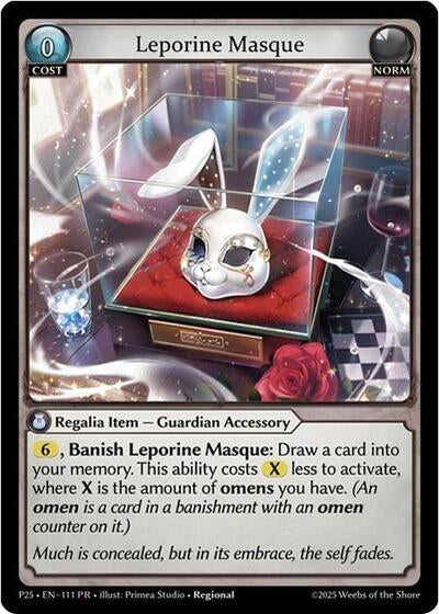 Leporine Masque - 111 - Promo - Promotional Cards